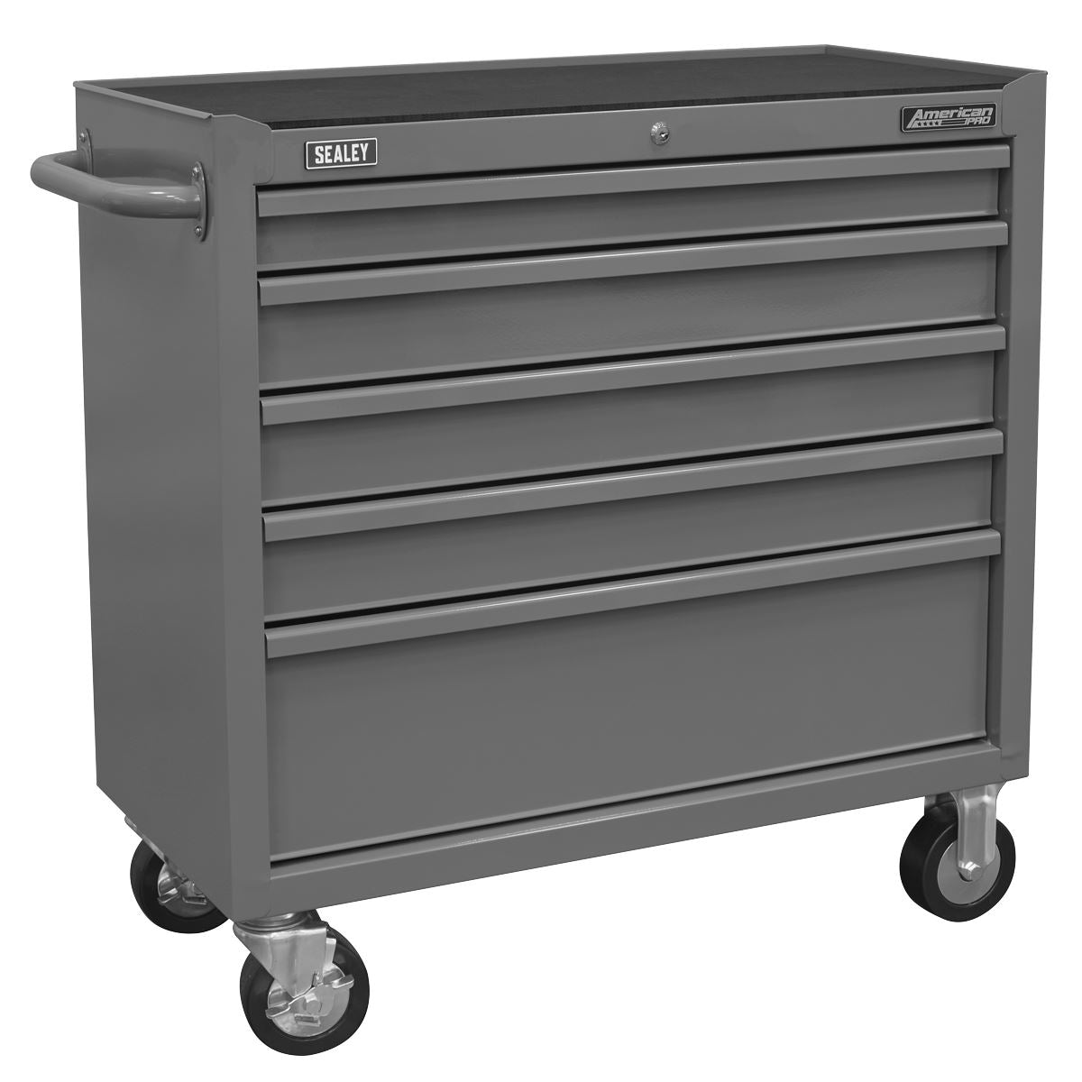 Sealey American PRO® Rollcab 5 Drawer - Grey White Rose Tools