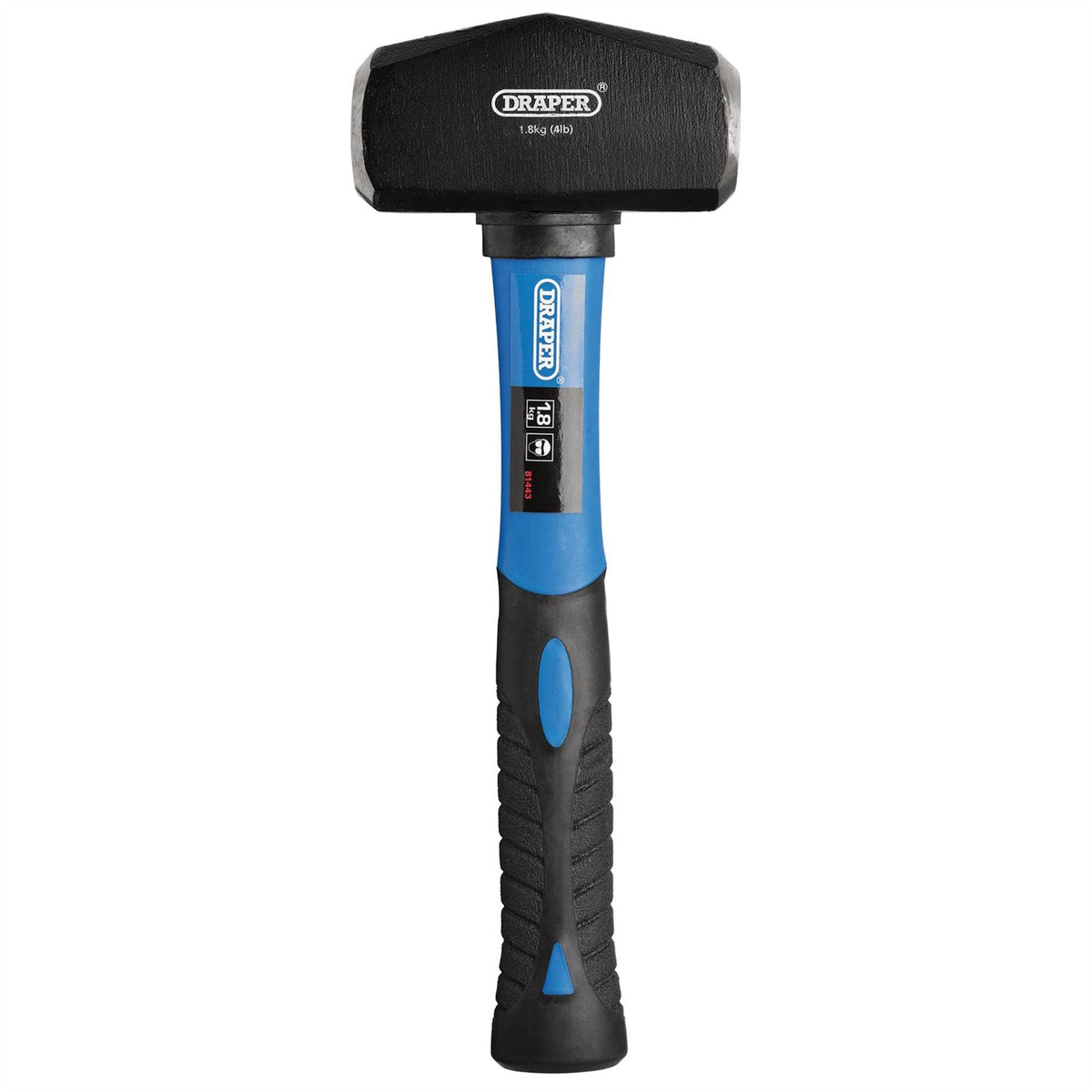 Draper Fibreglass Shaft Club Hammer 1.8kg/4lb 81443 White Rose Tools