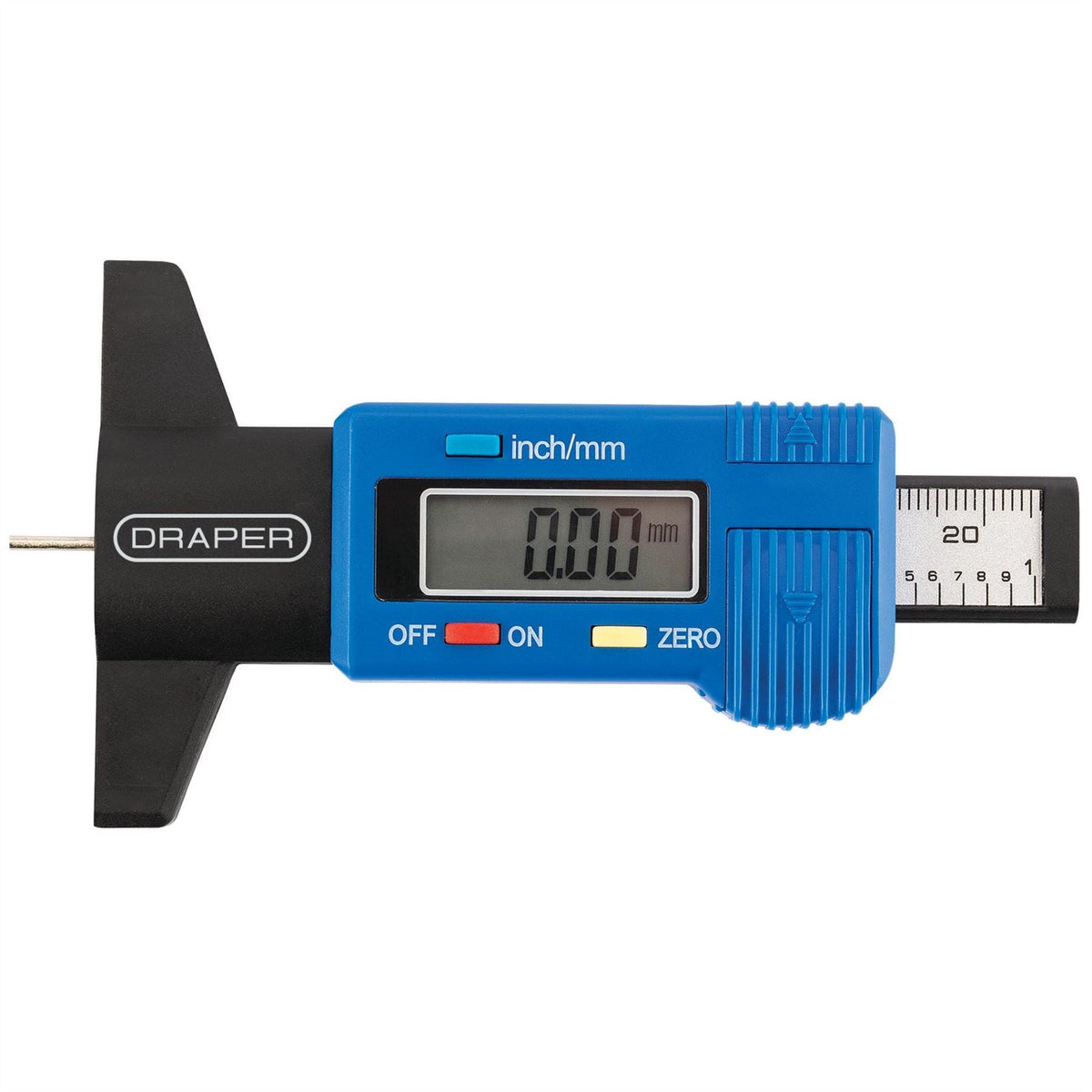 Draper Digital Tyre Tread Depth Gauge 92224 White Rose Tools