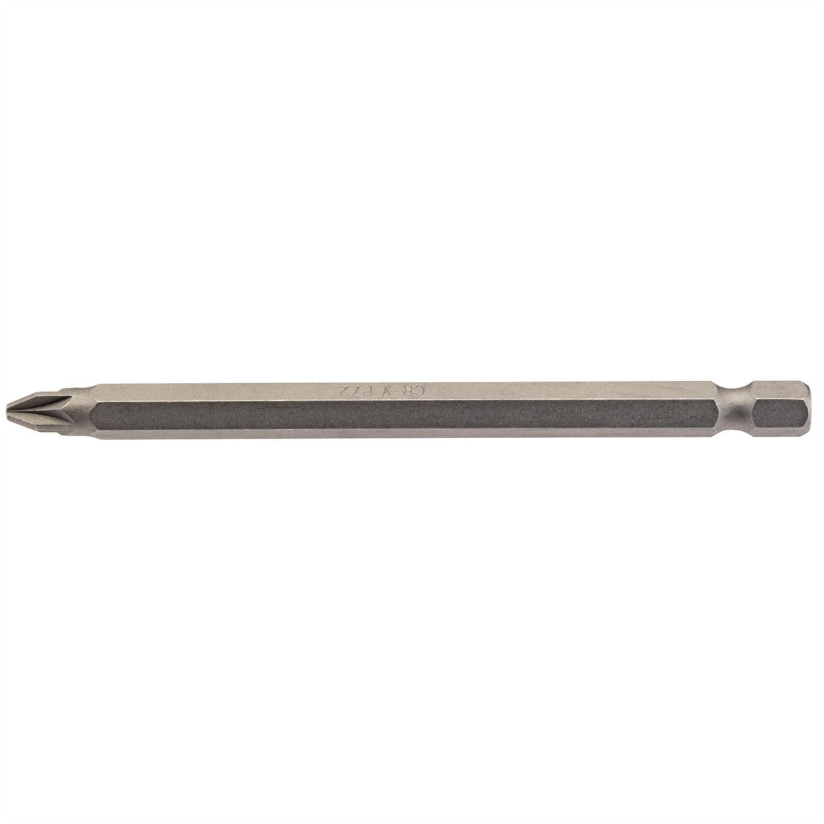Draper PZ Type Insert Bit 1/4" Hex 100mm Long No.2 (Pack of 1) 64362 White Rose Tools