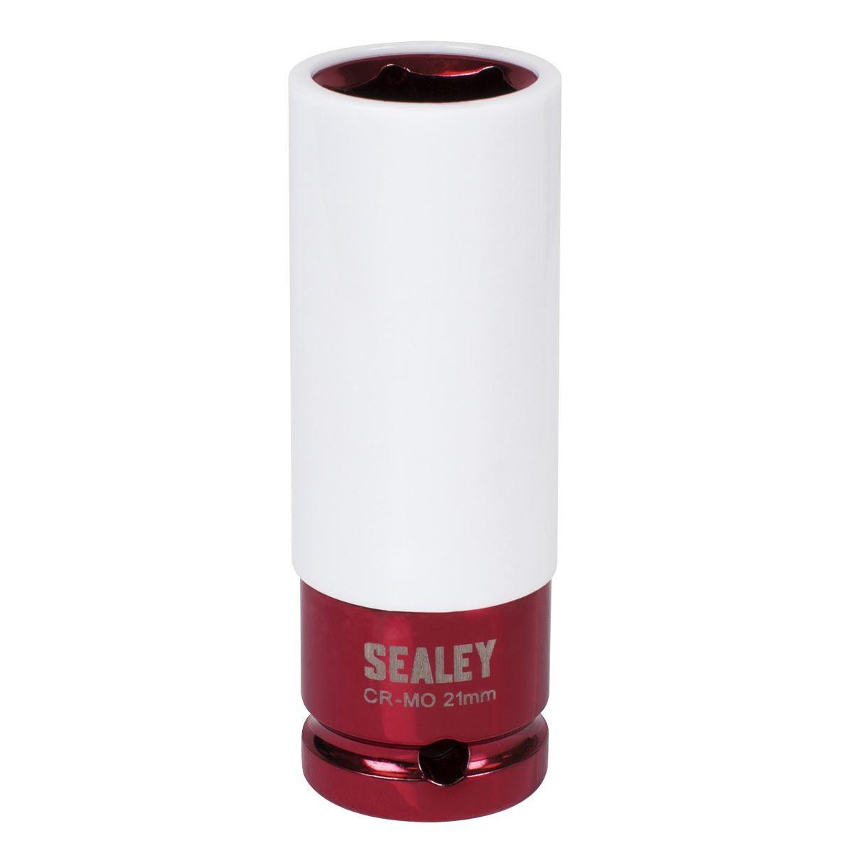 Sealey Alloy Wheel Impact Socket 1/2"Sq Drive 21mm White Rose Tools