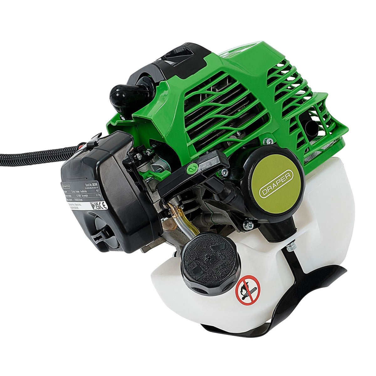 Draper Petrol Brush Cutter and Line Trimmer 25.4cc 30268 White Rose Tools