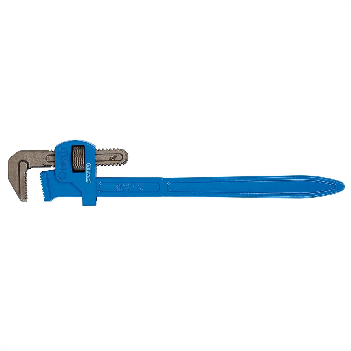 Draper Adjustable Pipe Wrench 600mm 73mm 17225 White Rose Tools