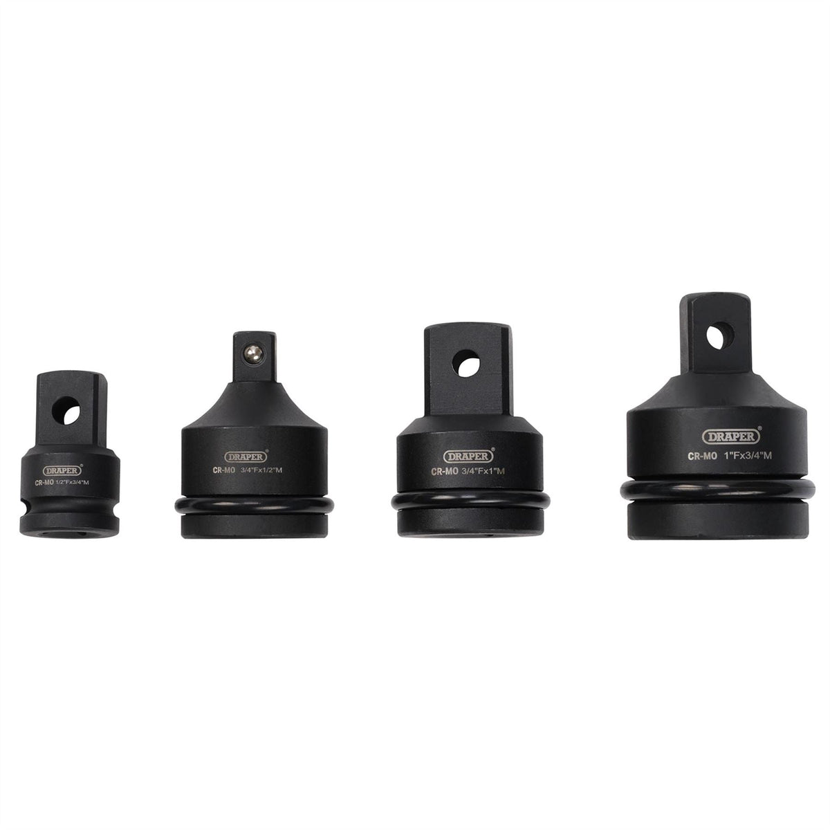 Draper Impact Socket Adaptor Set (8 Piece) 83271 White Rose Tools