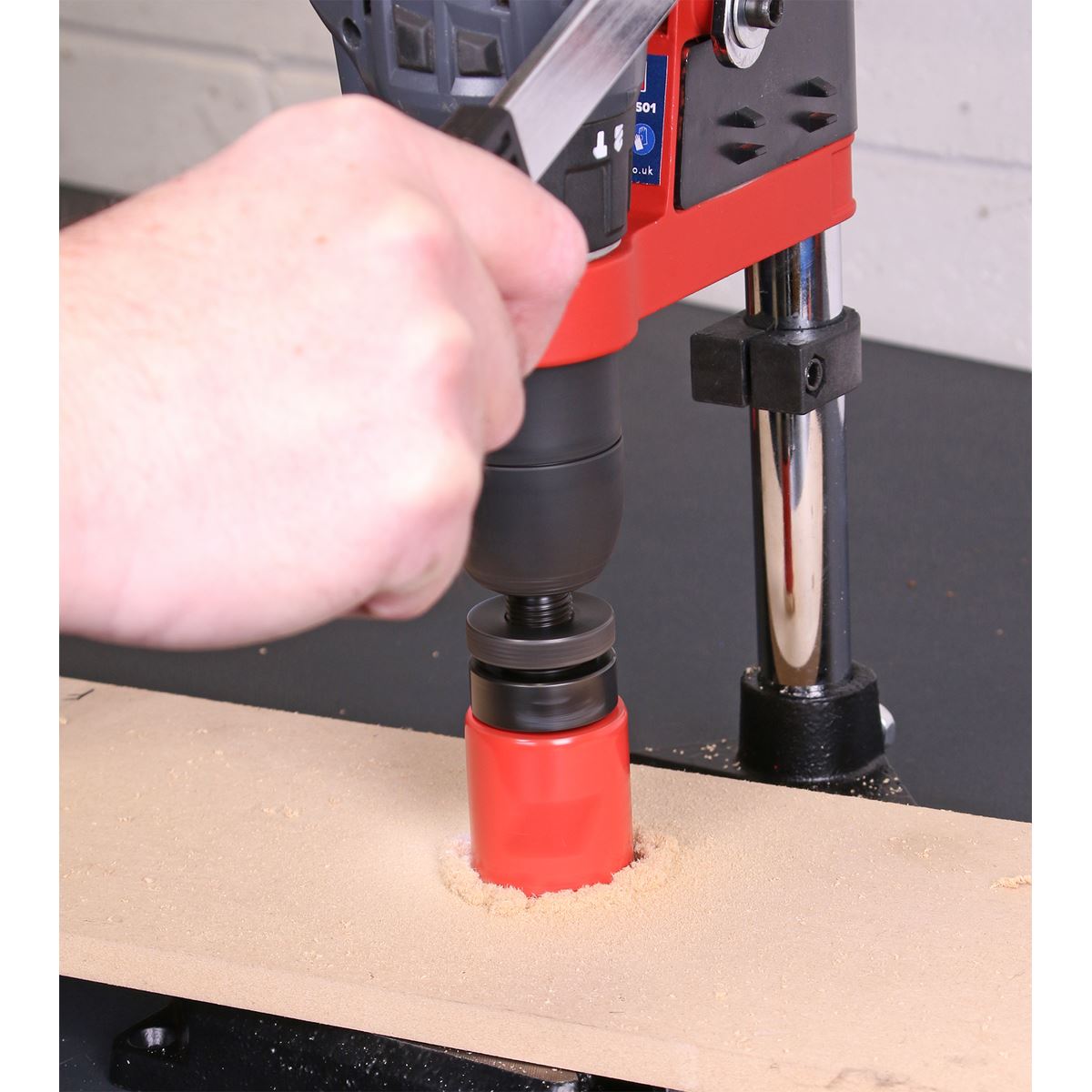 Sealey 500mm Drill Stand with Cast Iron Base and 65mm Vice