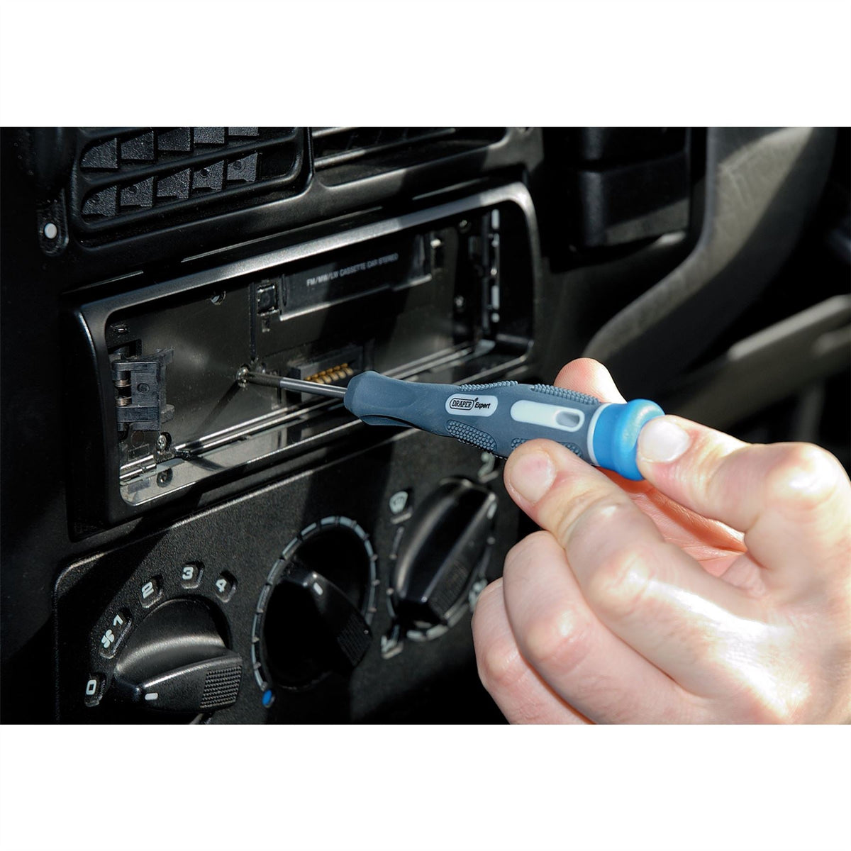 Draper Expert Soft Grip Precision Screwdriver Set (6 Piece) 78924 White Rose Tools