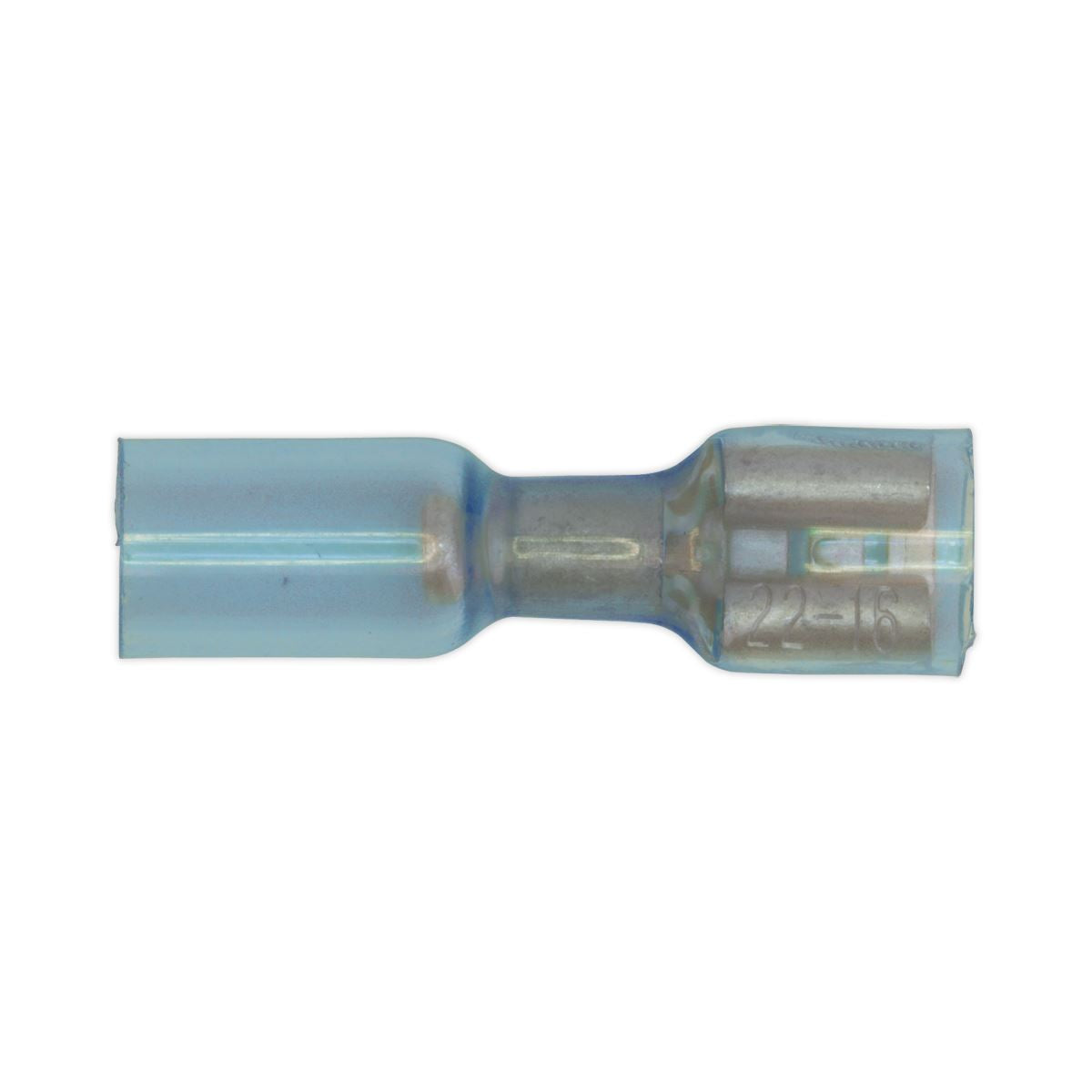 Sealey 25 Pack 6.4mm Blue Heat Shrink Push On Female Terminal