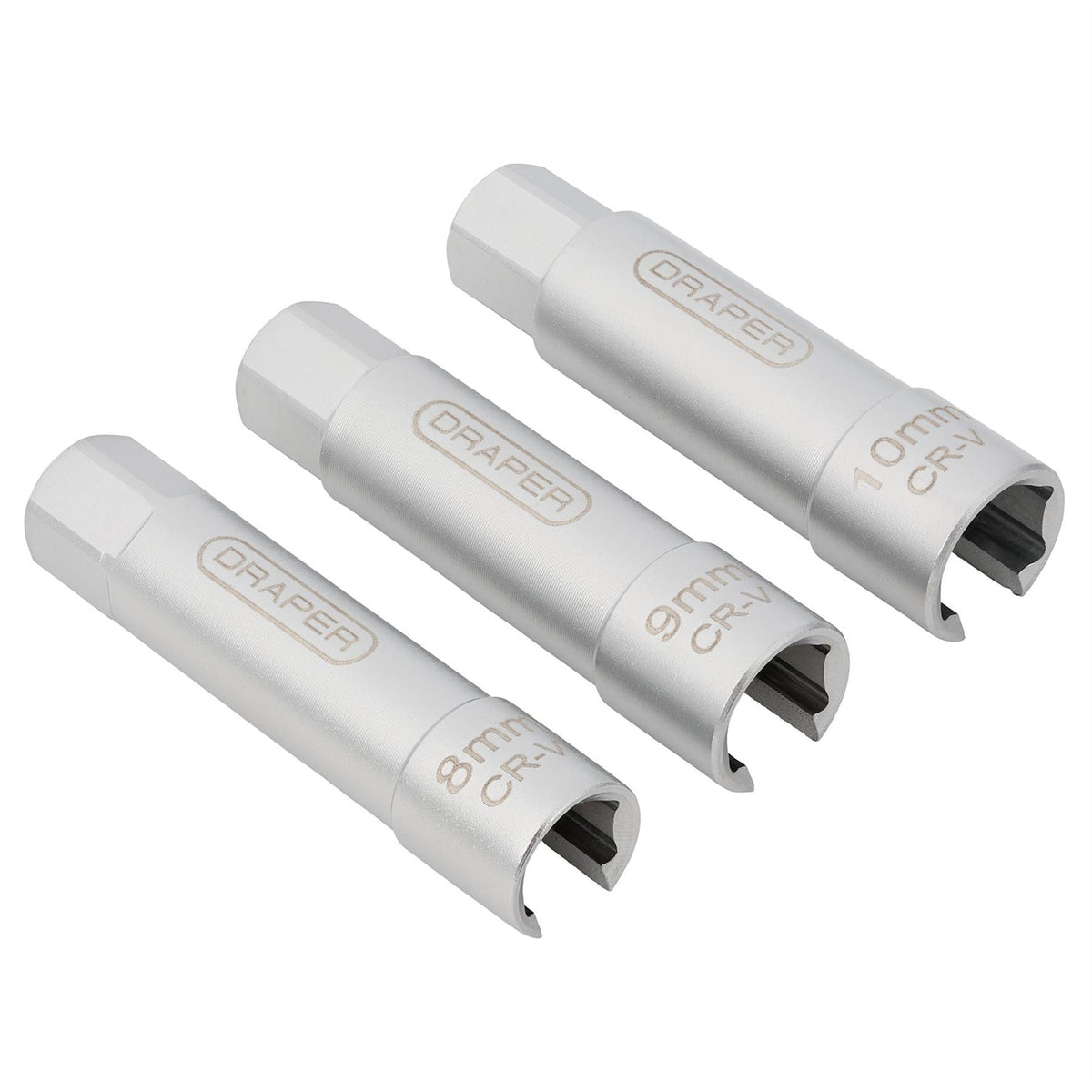 Draper Glow Plug Socket Set (3 Piece) 31813 White Rose Tools