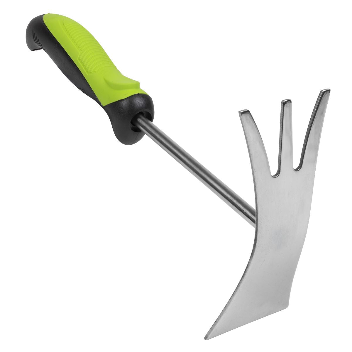 Sealey 2-In-1 Garden Hand Tool with Soft Grip Handle & Stainless Steel Tines/Blade