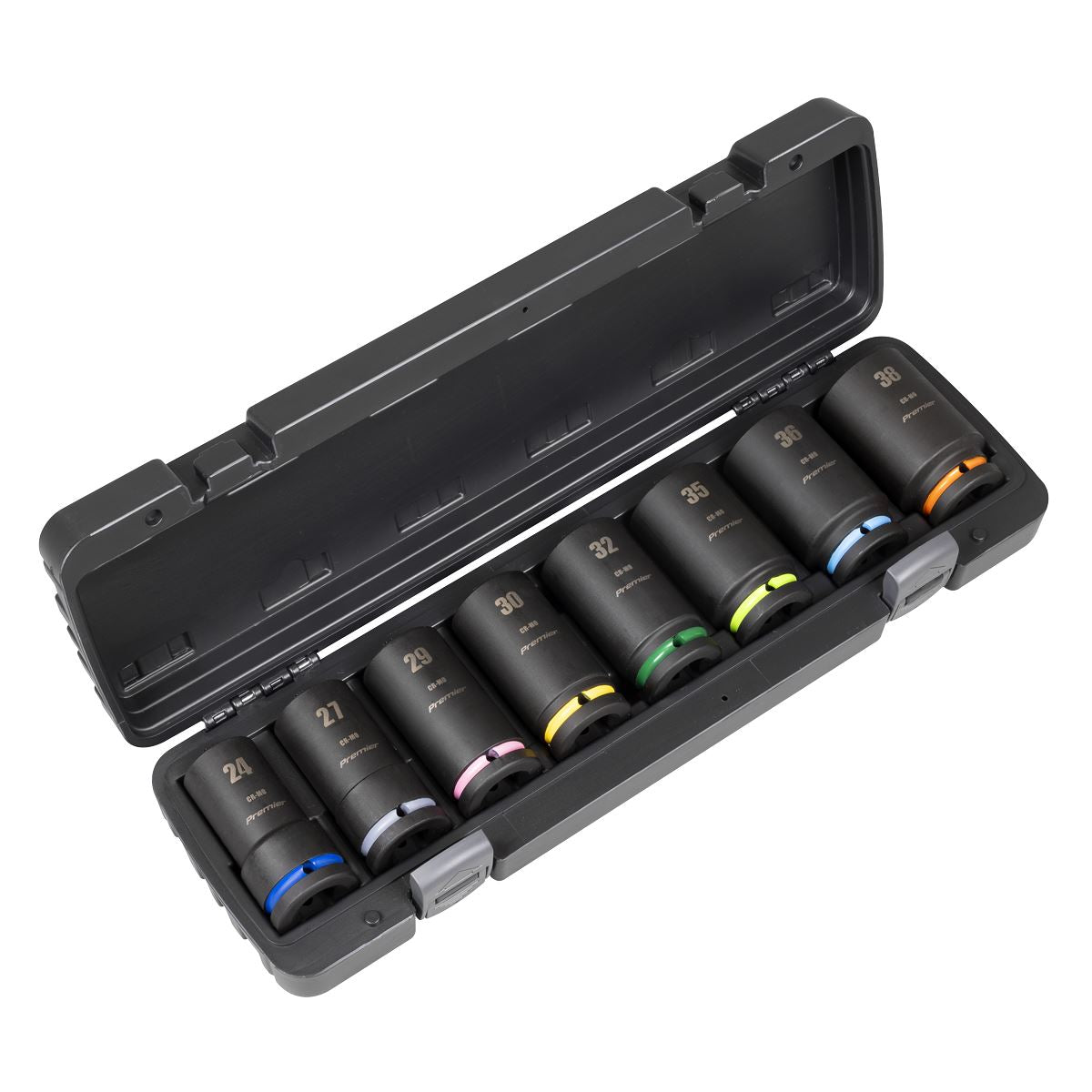 Sealey Premier Deep Impact Socket Set 3/4"Sq Drive 8pc
