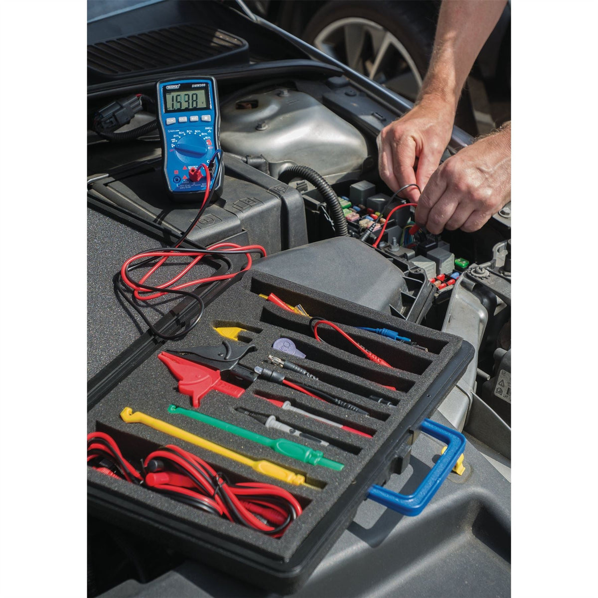 Draper Automotive Digital Multimeter 41821 White Rose Tools