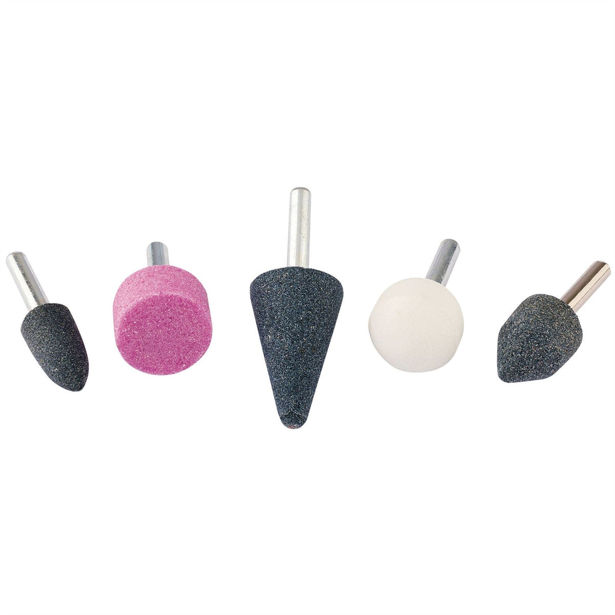 Draper Shank Mounted Grinding Point Set 6mm (5 Piece) 49301 White Rose Tools