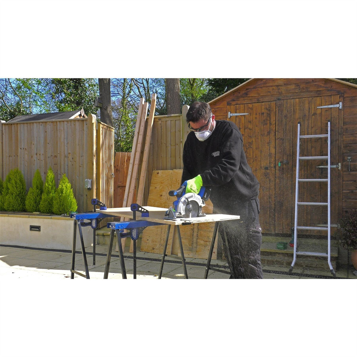 Draper D20 20V Brushless Circular Saw (Sold Bare) 55519 White Rose Tools