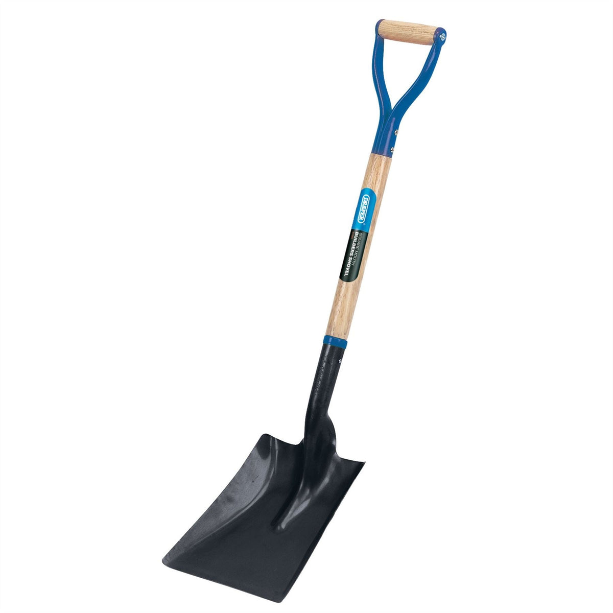 Draper Steel Square Mouth Builders Shovel with Hardwood Shaft 31391 White Rose Tools