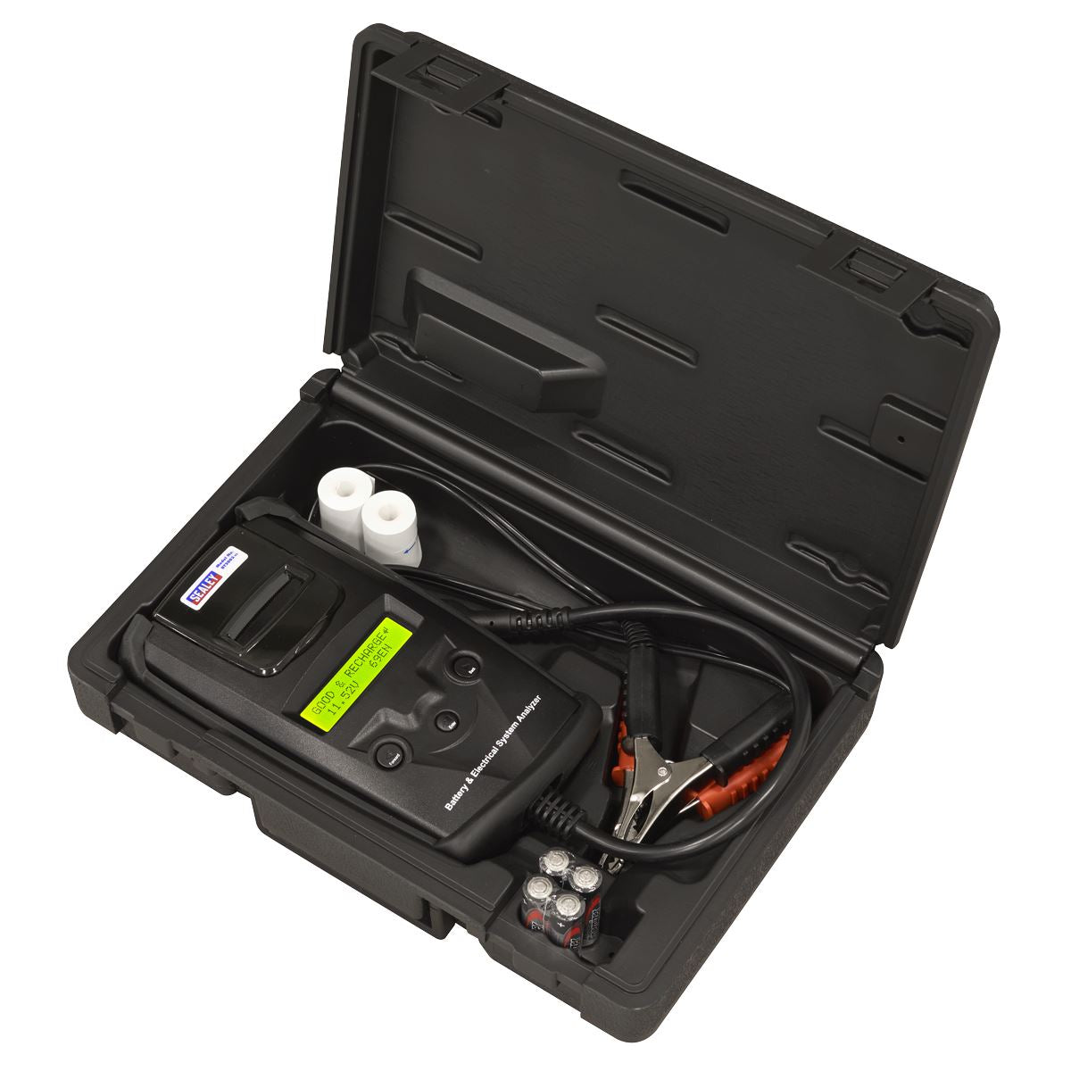 Sealey 6/12/24V Digital Battery & Alternator Tester with Printer