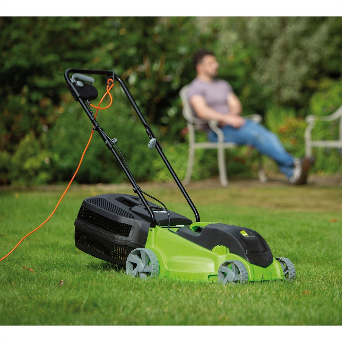 Draper Storm Force Draper 230V Lawn Mower 320mm 1200W 20015 White Rose Tools