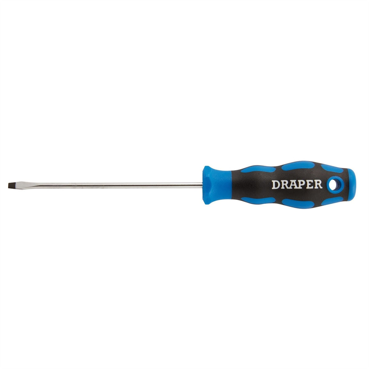 Draper Soft Grip Plain Slot Screwdriver 3.2 x 100mm 48920 White Rose Tools