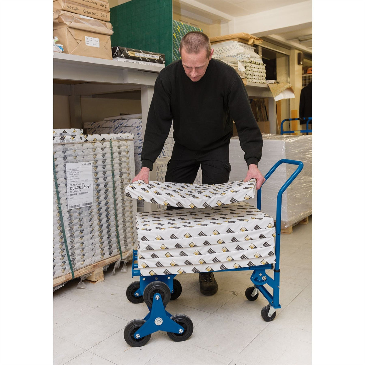 Draper 2-in-1 Stair Climb Sack Truck 85675 White Rose Tools