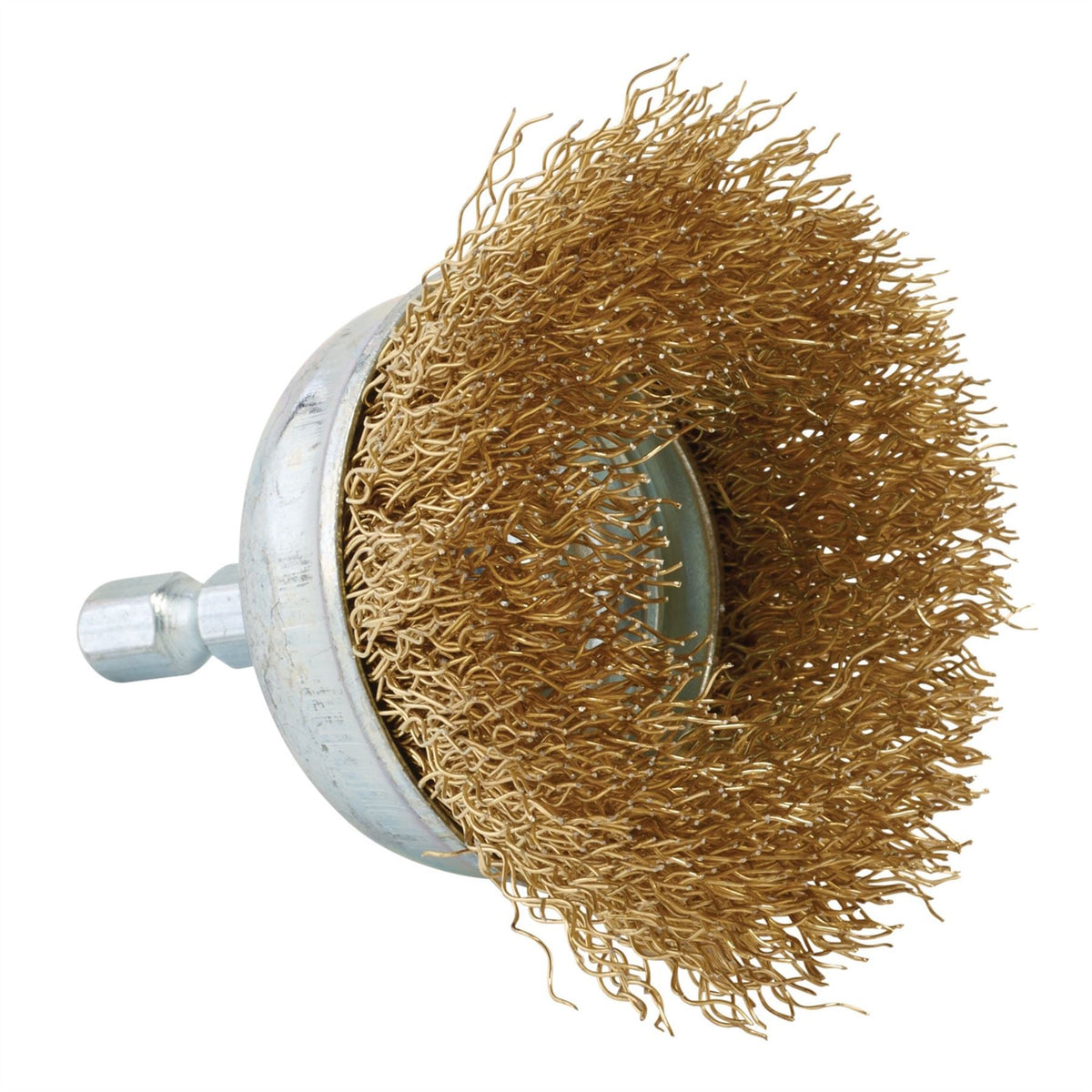 Draper Brassed Steel Crimped Wire Cup Brush 50mm 41432 White Rose Tools