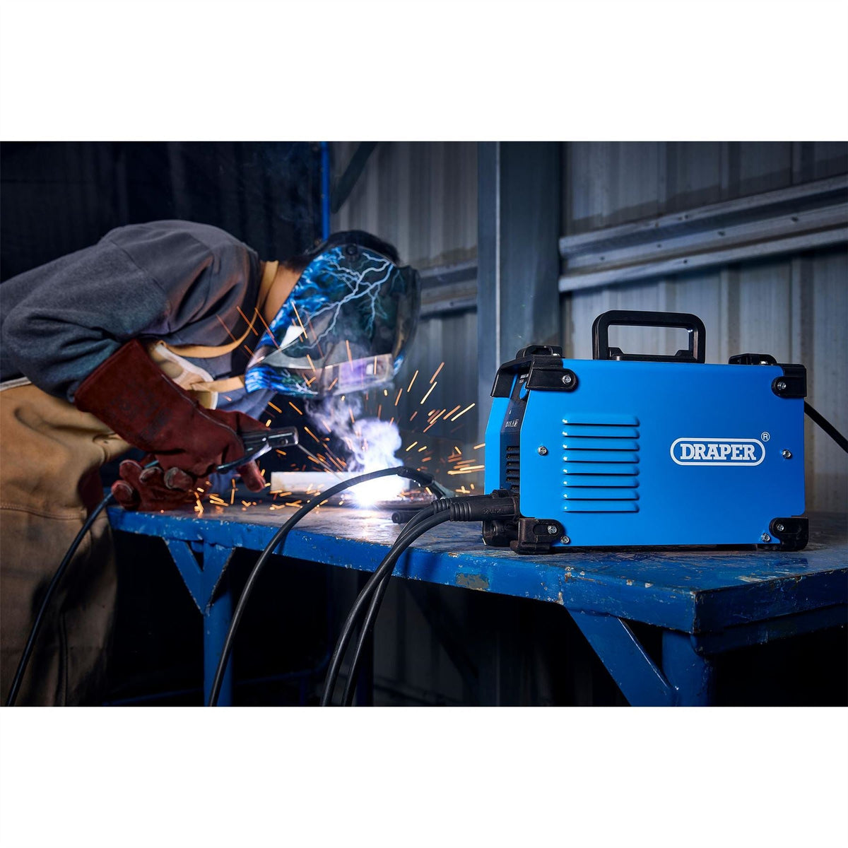 Draper MMA Inverter Welder 160A 70030 White Rose Tools