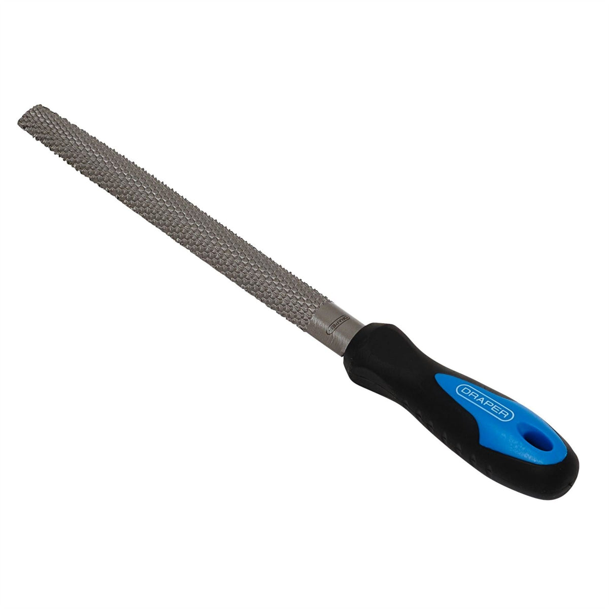 Draper Soft Grip Engineers Half Round Cabinet Rasp 200mm 44958 White Rose Tools