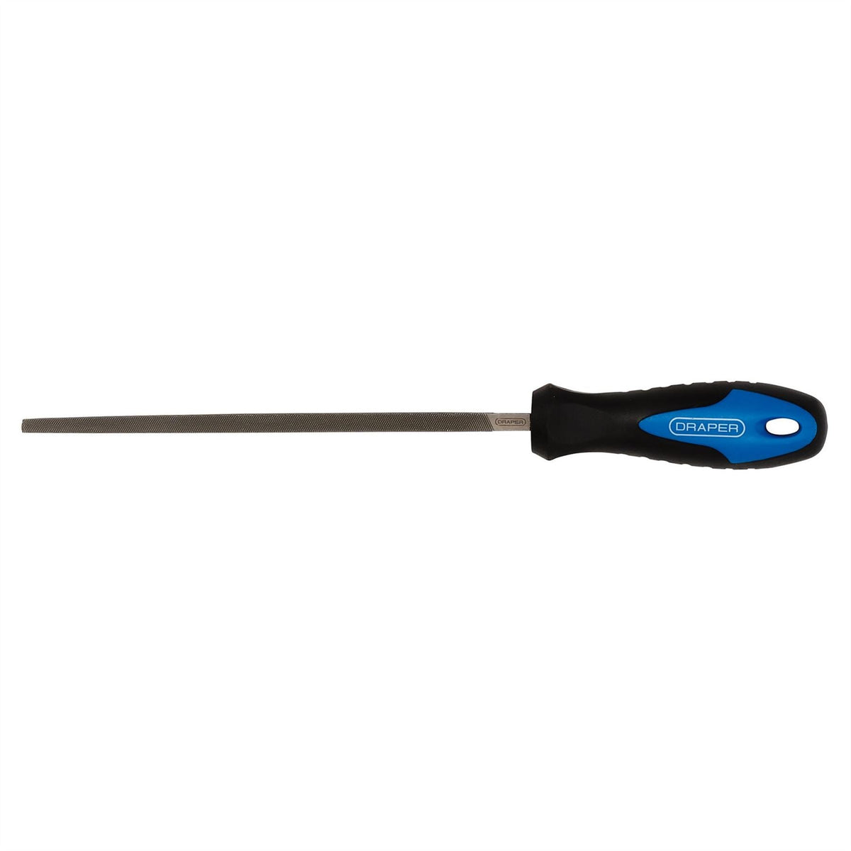 Draper Soft Grip Engineers Square File and Handle 200mm 44956 White Rose Tools