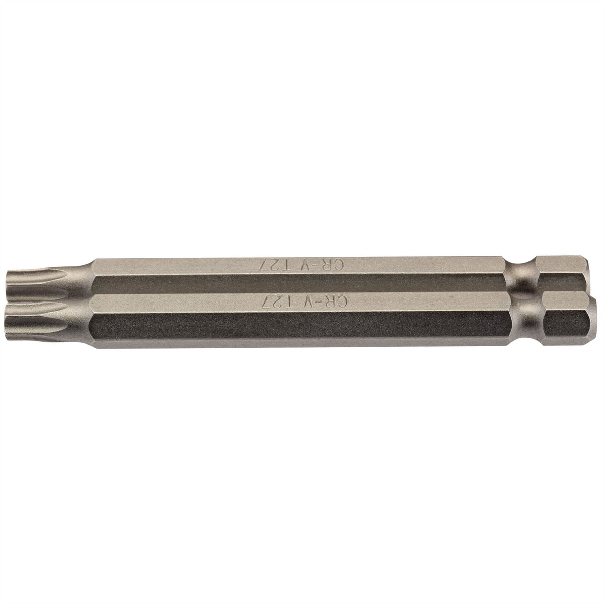 Draper TX-STAR® Insert Bit 1/4" Hex 75mm Long T27 (Pack of 2) 66851 White Rose Tools