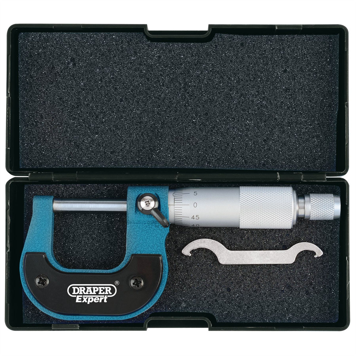 Draper Expert Metric External Micrometer 0 - 25mm 46603 White Rose Tools