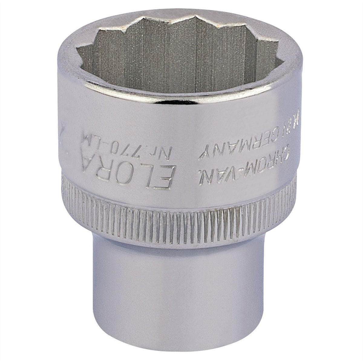 Elora Bi-Hexagon Socket 1/2" Sq. Dr. 27mm 24723 White Rose Tools