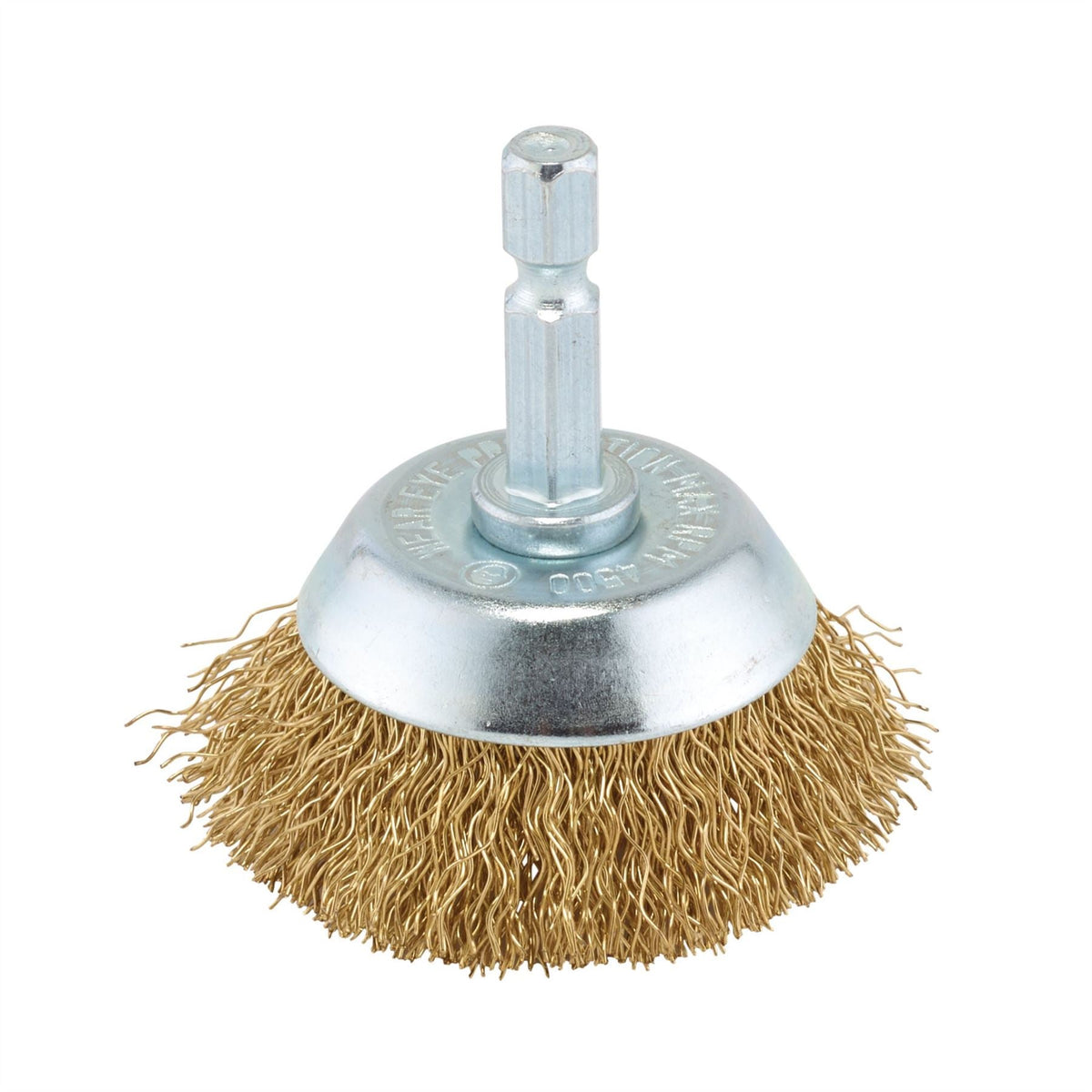 Draper Brassed Steel Crimped Wire Cup Brush 40mm 41431 White Rose Tools