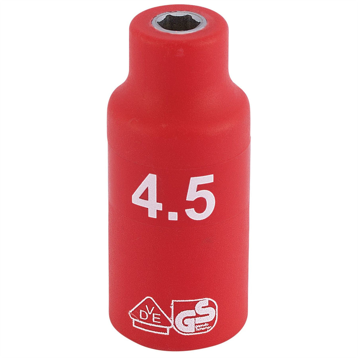 Draper Expert Fully Insulated VDE Socket 1/4" Sq. Dr. 4.5mm 31156 White Rose Tools