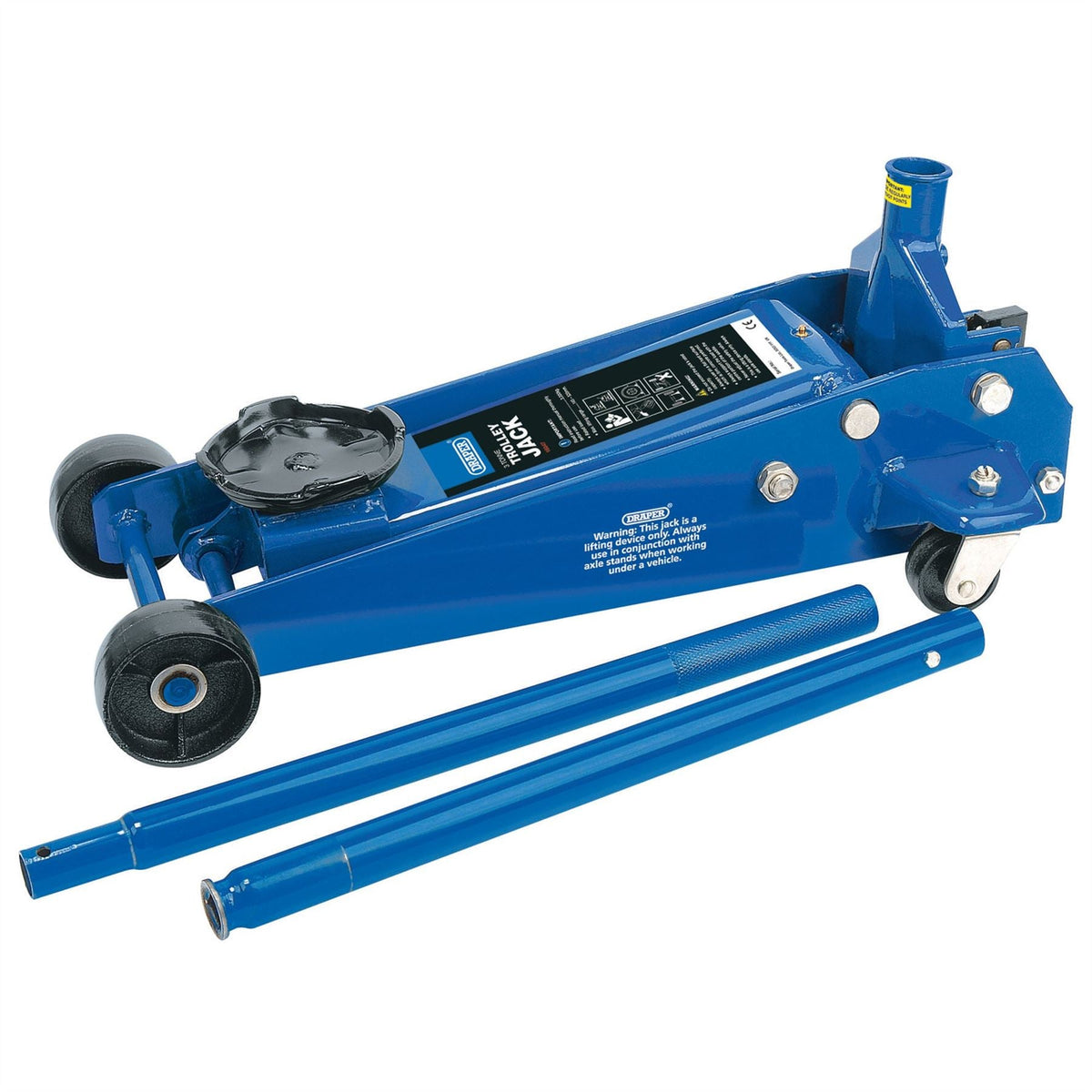 Draper Garage Trolley Jack 3 Tonne 53089 White Rose Tools