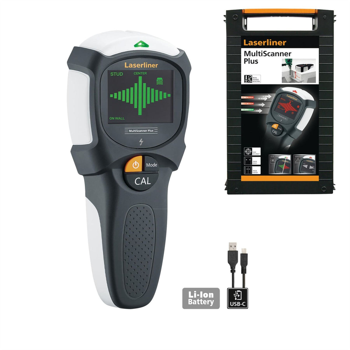 Laserliner 080.967A MultiScanner Plus Electronic Locating Device 32086 White Rose Tools