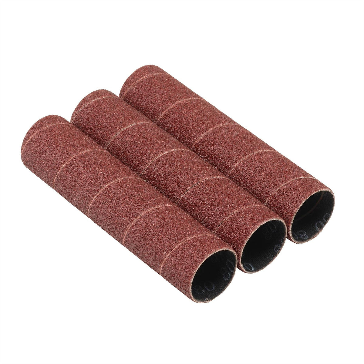 Draper Aluminium Oxide Sanding Sleeves 25 x 115mm 80 Grit (Pack of 3) 08403 White Rose Tools