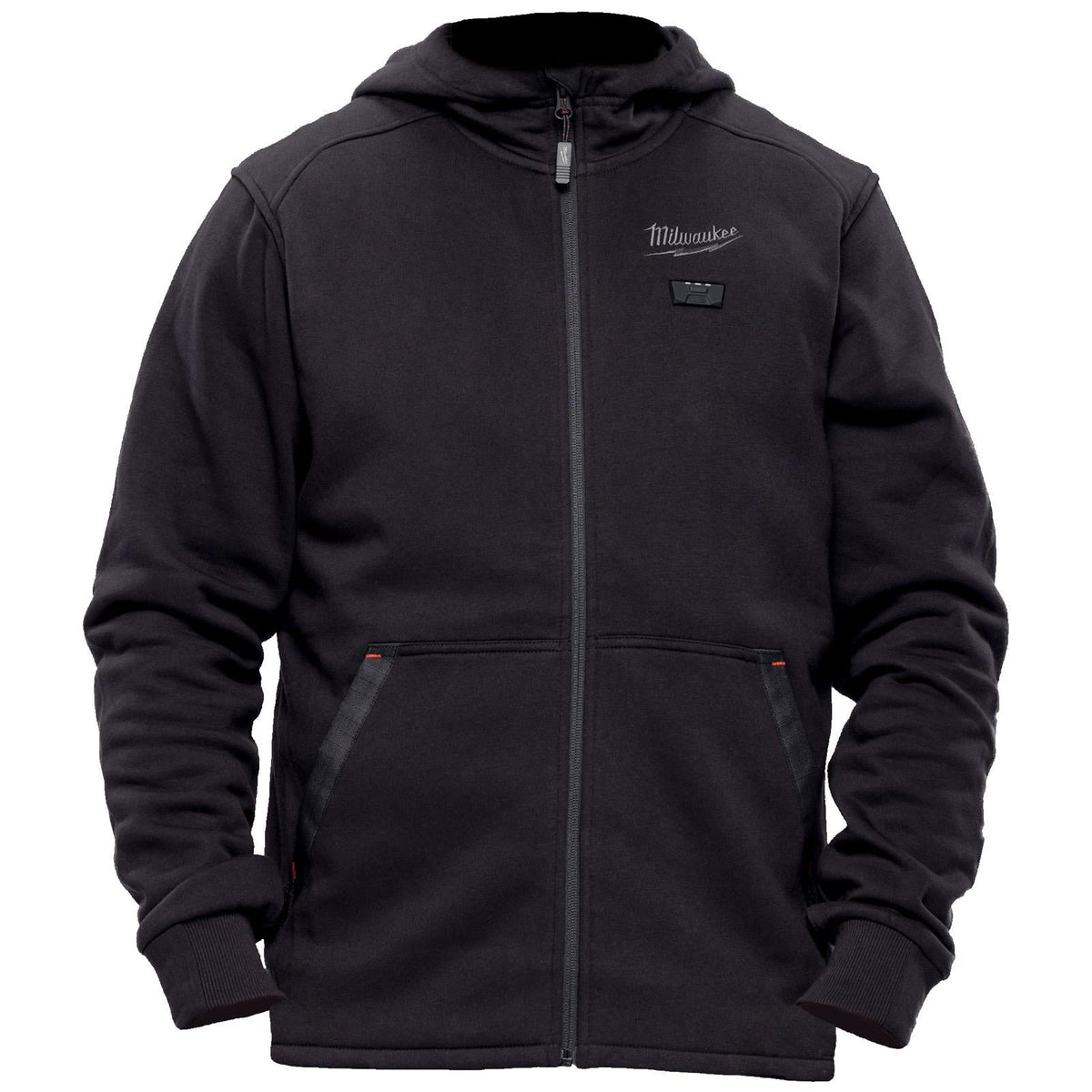 Milwaukee M12 HEXON Heated Hoodie Black M12HHBL5 White Rose Tools
