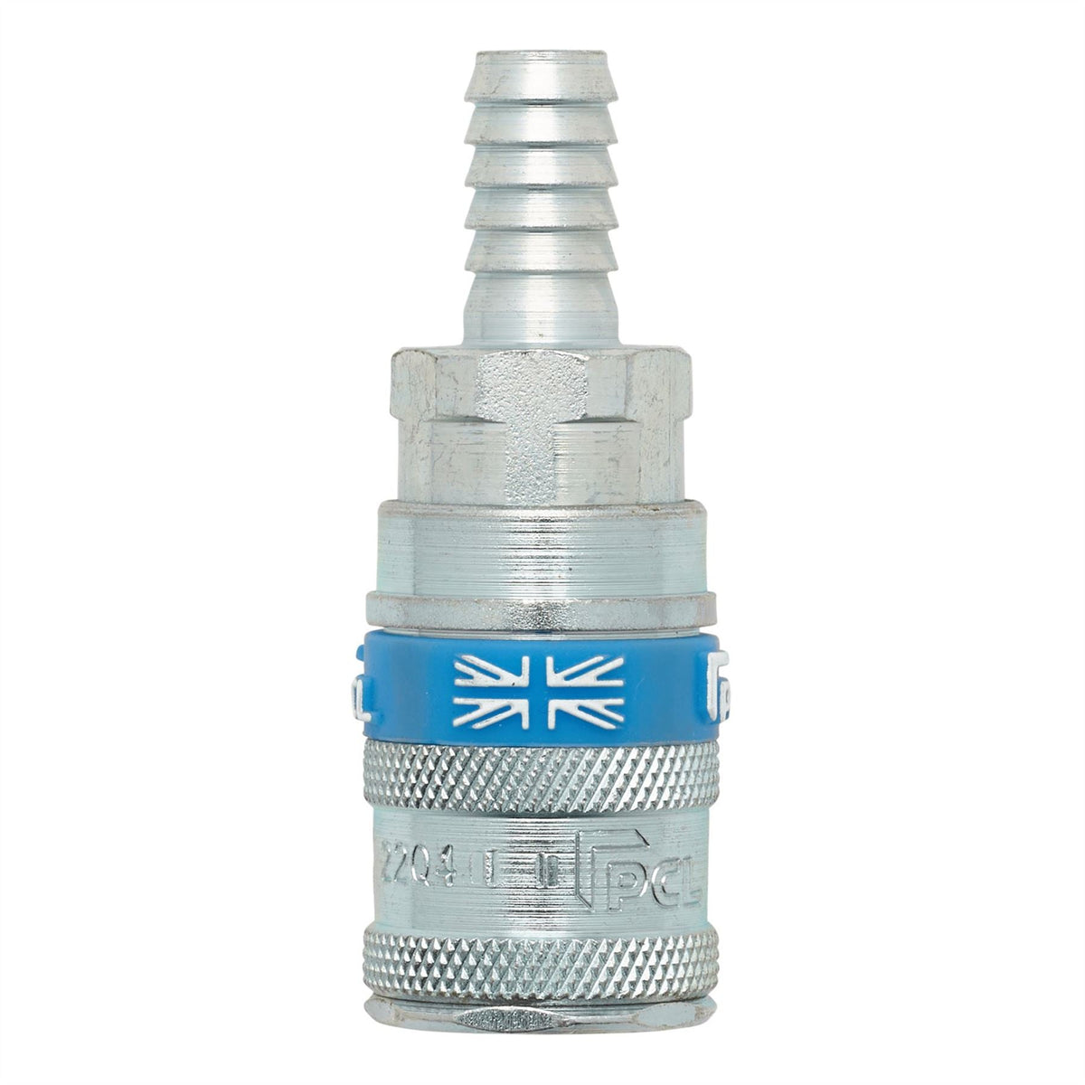 Draper 3/8" Bore Vertex Air Line Coupling with Tailpiece (Sold Loose) 51417 White Rose Tools