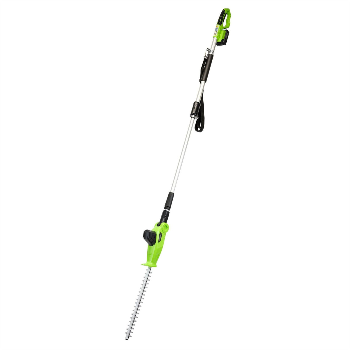 Draper 18V Pole Hedge Trimmer 1 x 2.0Ah Battery 1 x Charger 31865 White Rose Tools