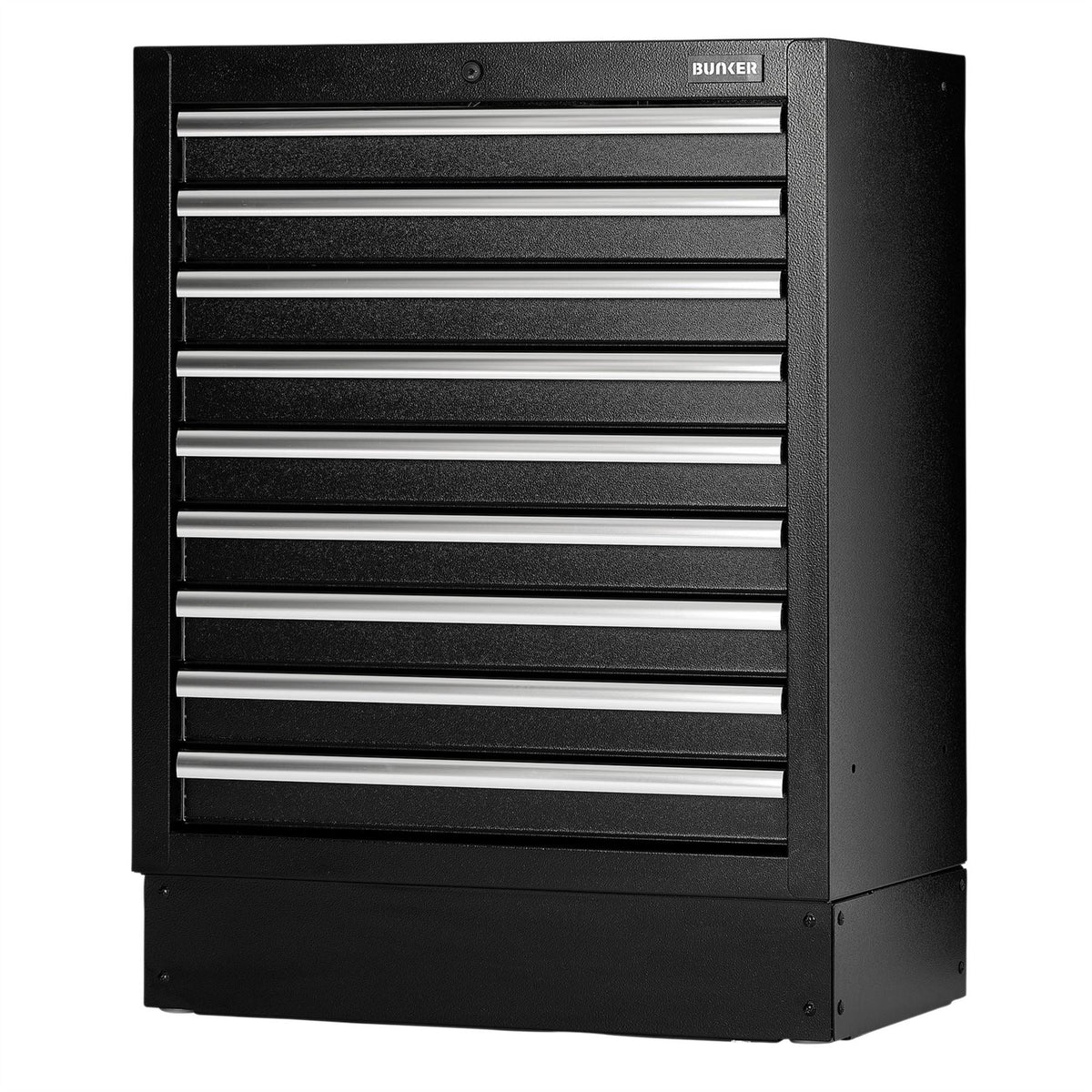 BUNKER Modular Floor Cabinet 9 Drawer 680mm 23748 White Rose Tools
