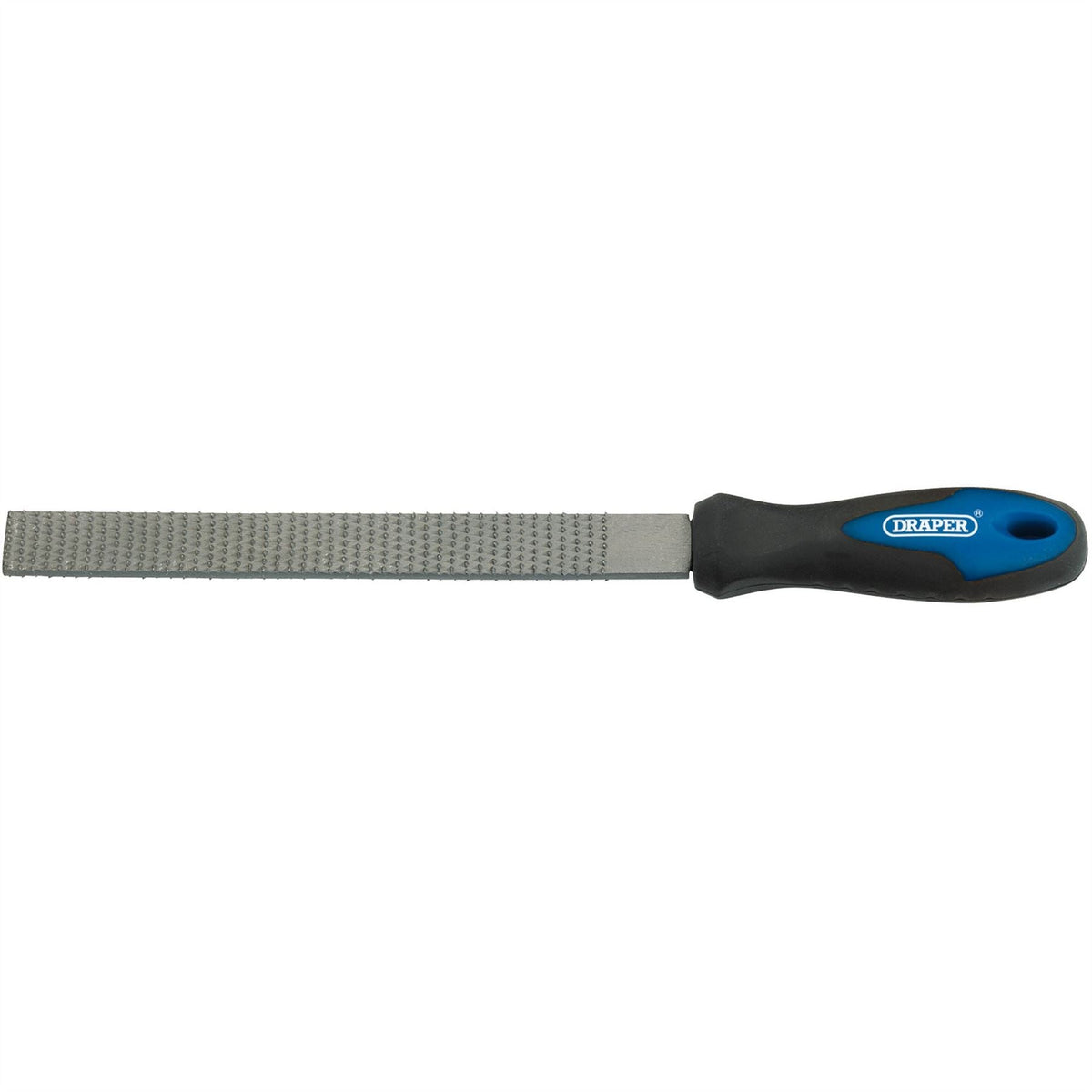 Draper Soft Grip Engineers Flat Cabinet Rasp 200mm 44960 White Rose Tools