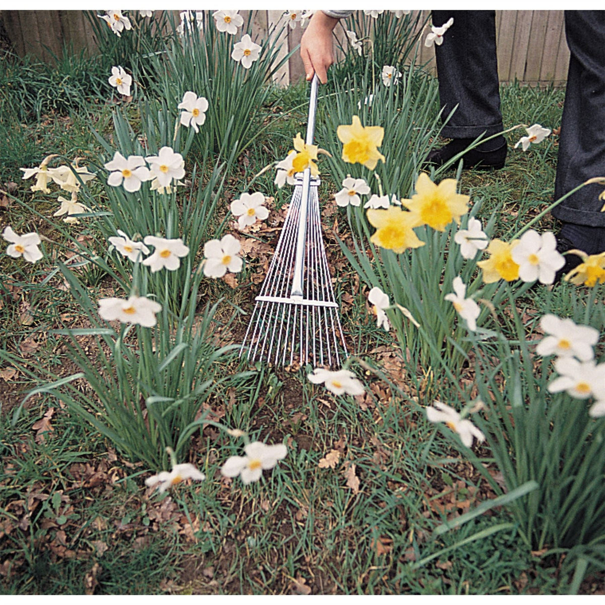 Draper Adjustable Lawn Rake 190 - 570mm 21862 White Rose Tools