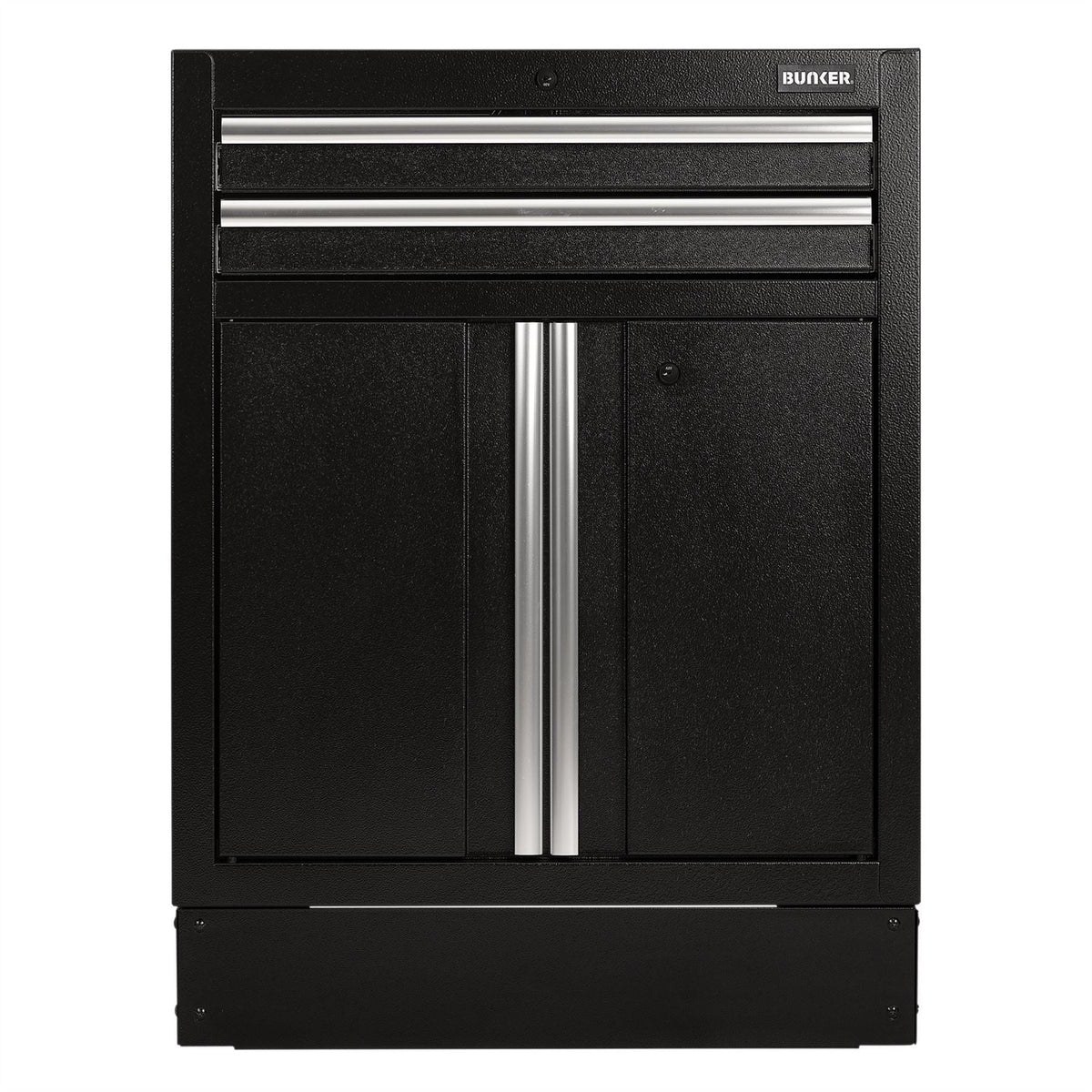 BUNKER Modular Floor Cabinet 2 Drawer 2 Door 680mm 23752 White Rose Tools
