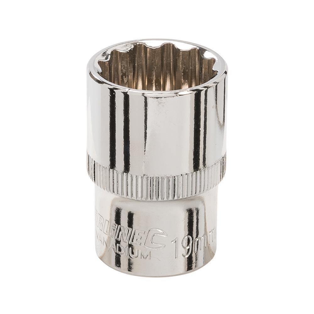 Silverline Socket 1/2" Drive 12pt Metric 19mm 687231