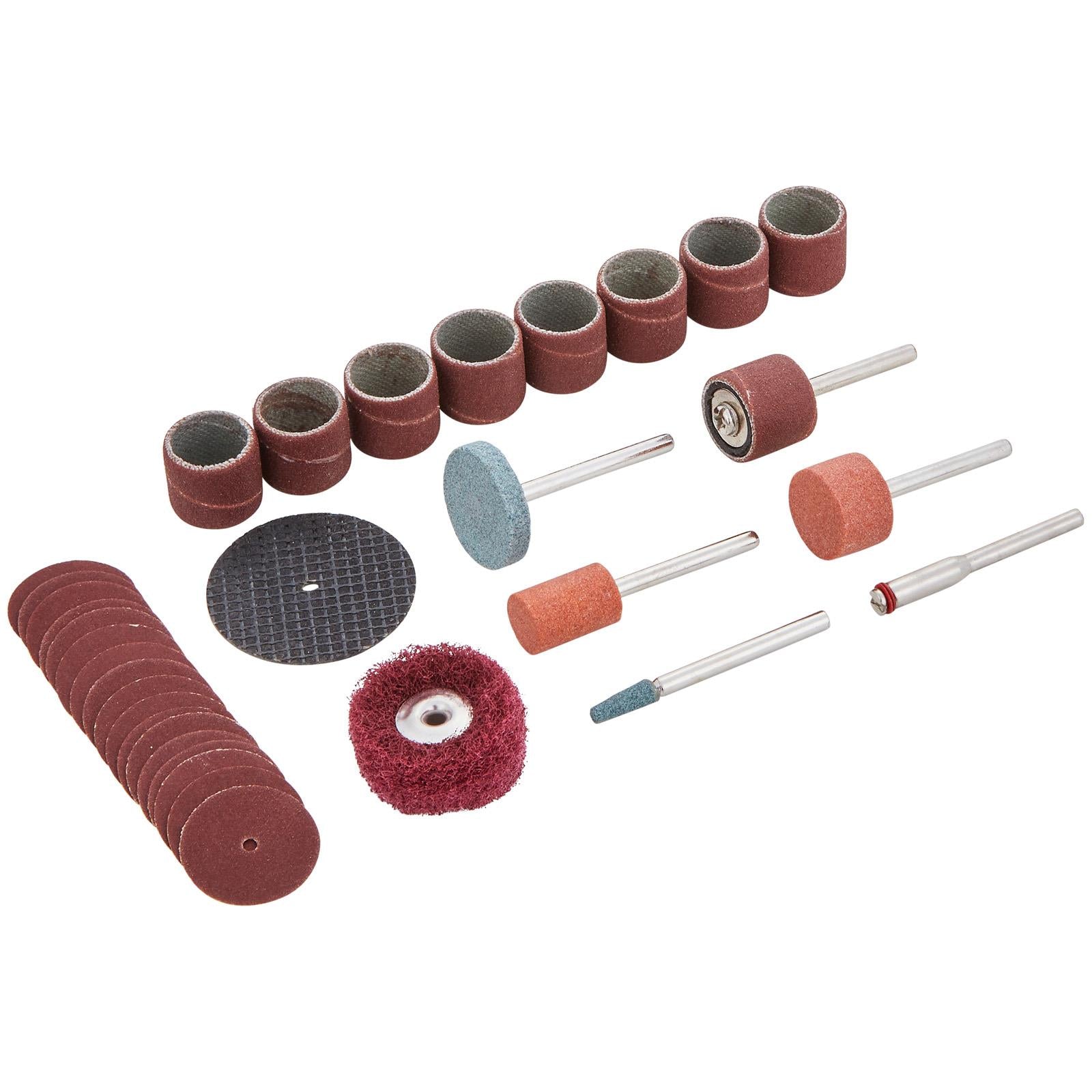 BlueSpot Grinding Sanding and Cutting Rotary Tool Accessory Set 33 Piece