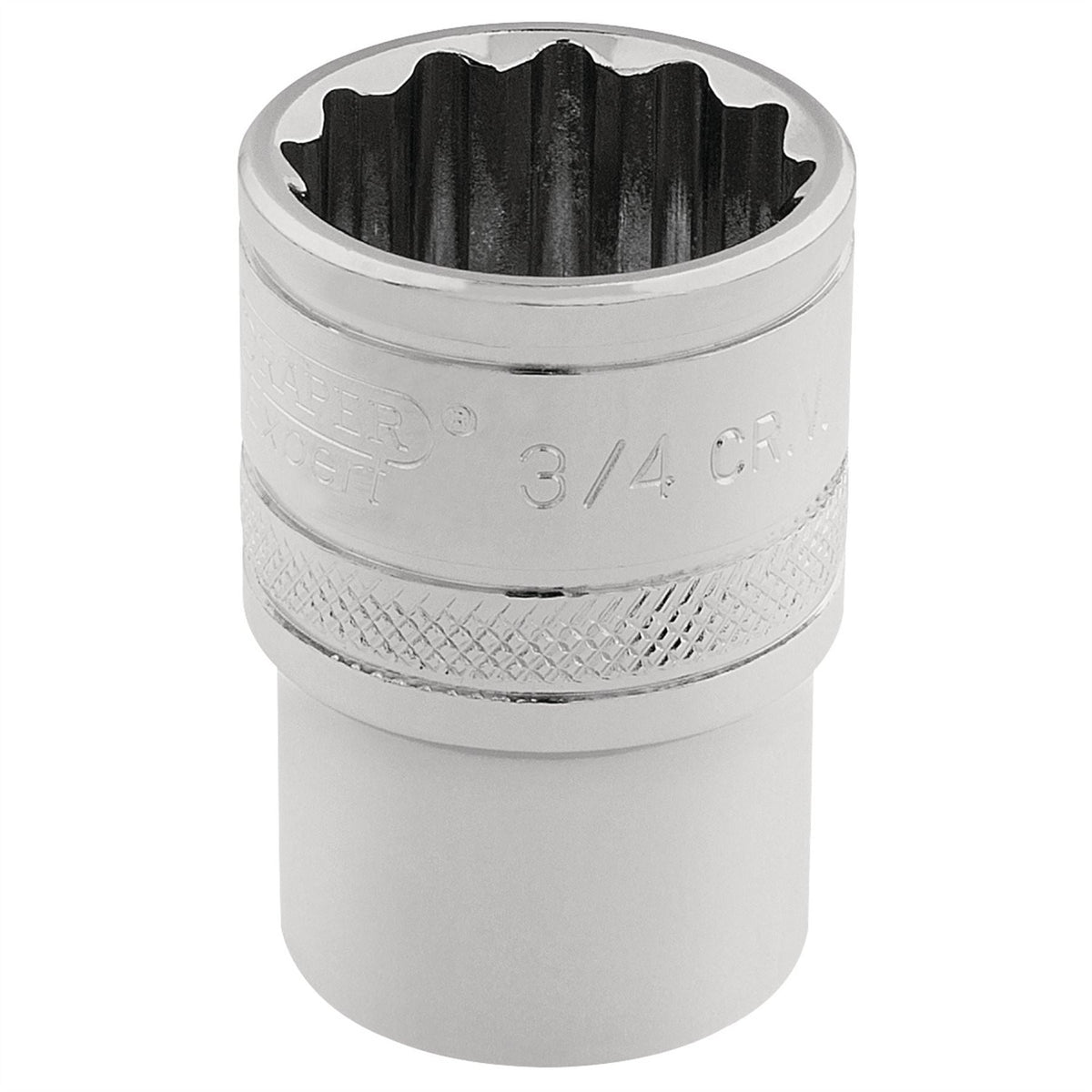 Draper Expert HI-TORQ® 12 Point Socket 3/8" Sq. Dr. 3/4" 49481 White Rose Tools