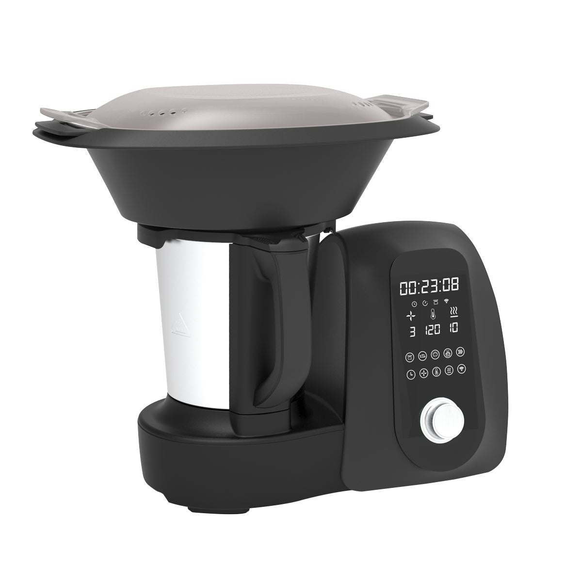 Baridi All-in-One Thermo-Cooker, 18 Preset Functions, App Guided Recipes, Black White Rose Tools