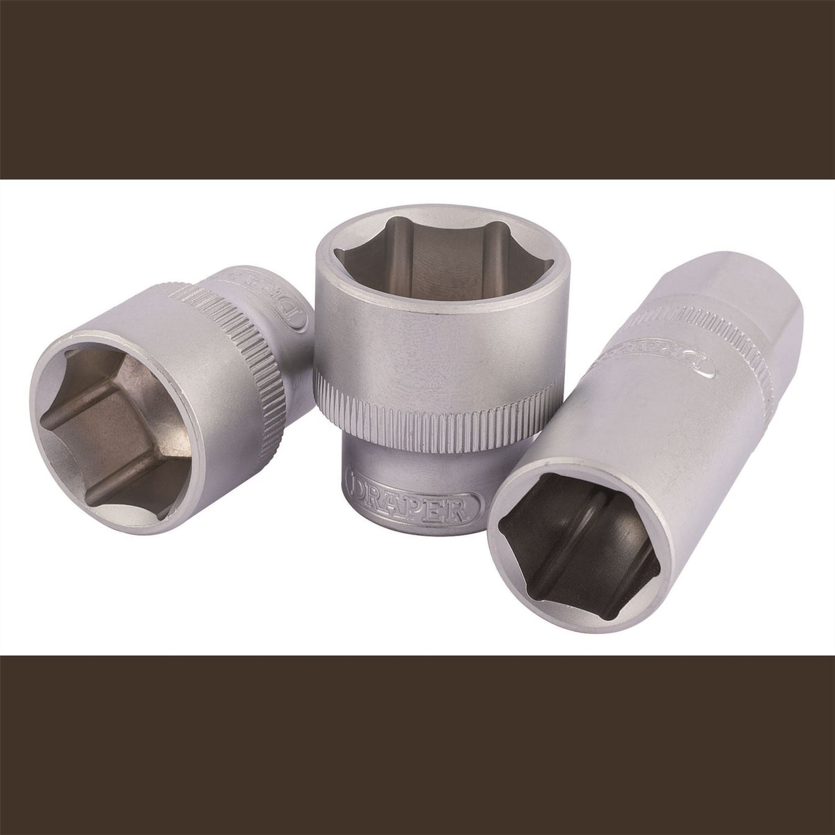 Draper Combined MM/AF Socket Set 3/8" Sq. Dr. (39 Piece) 16361 White Rose Tools