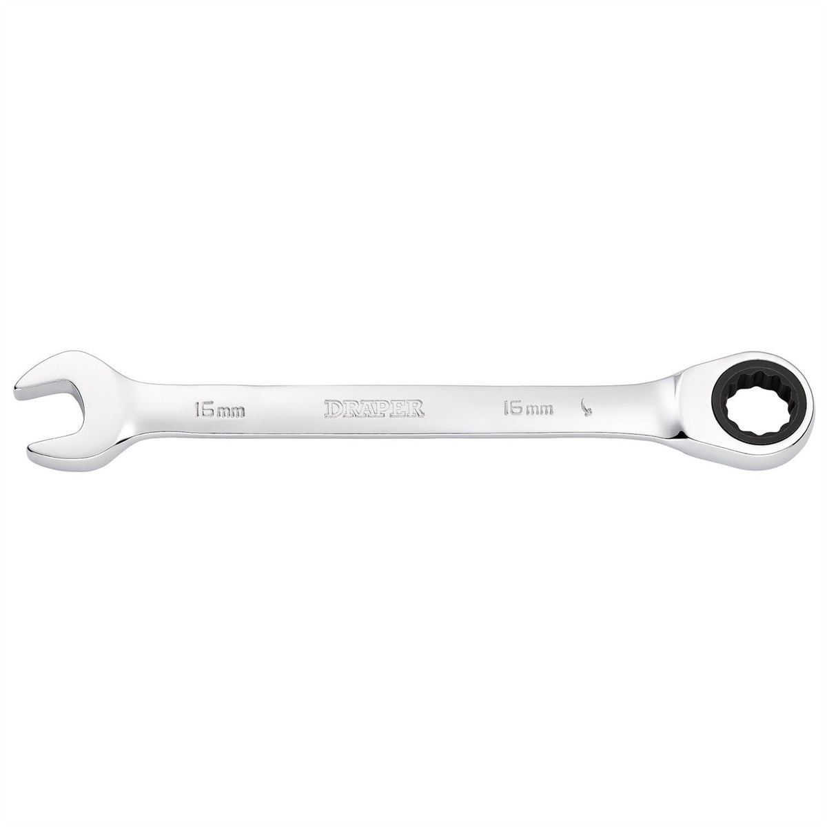 Draper Metric Ratcheting Combination Spanner 16mm 31013 White Rose Tools