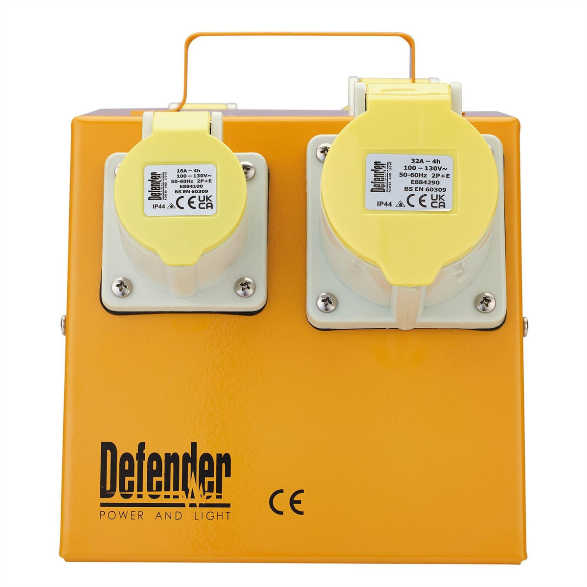 Defender E13108 110V Splitter Box 2 x 16A / 2 x 32A 35839 White Rose Tools