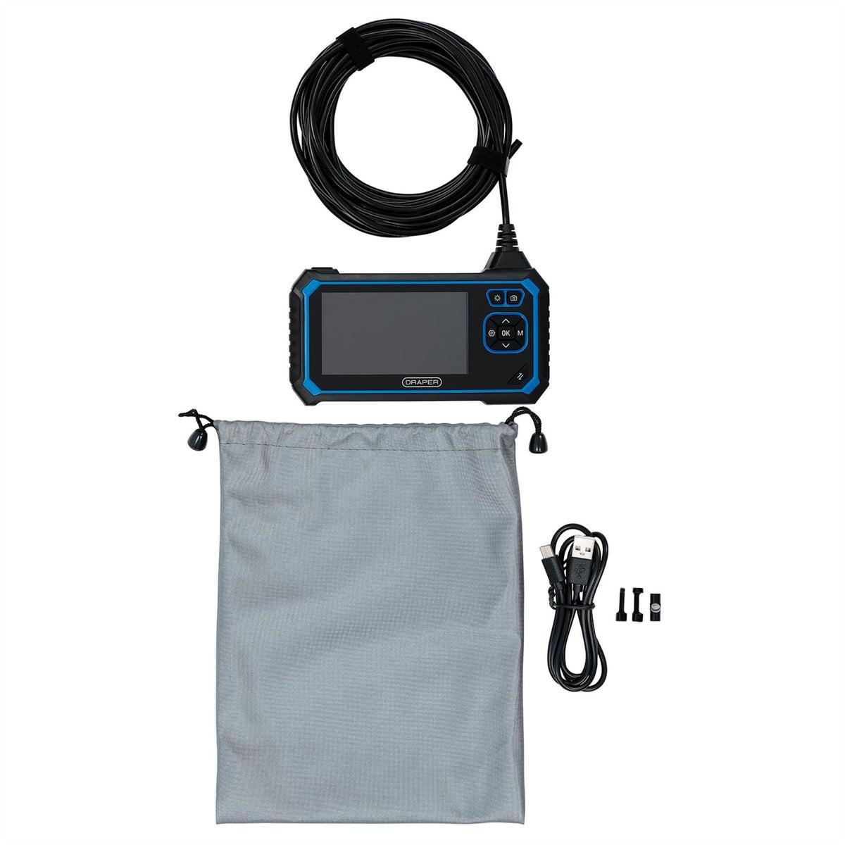 Draper Dual Lens Endoscope Inspection Camera 31260 White Rose Tools
