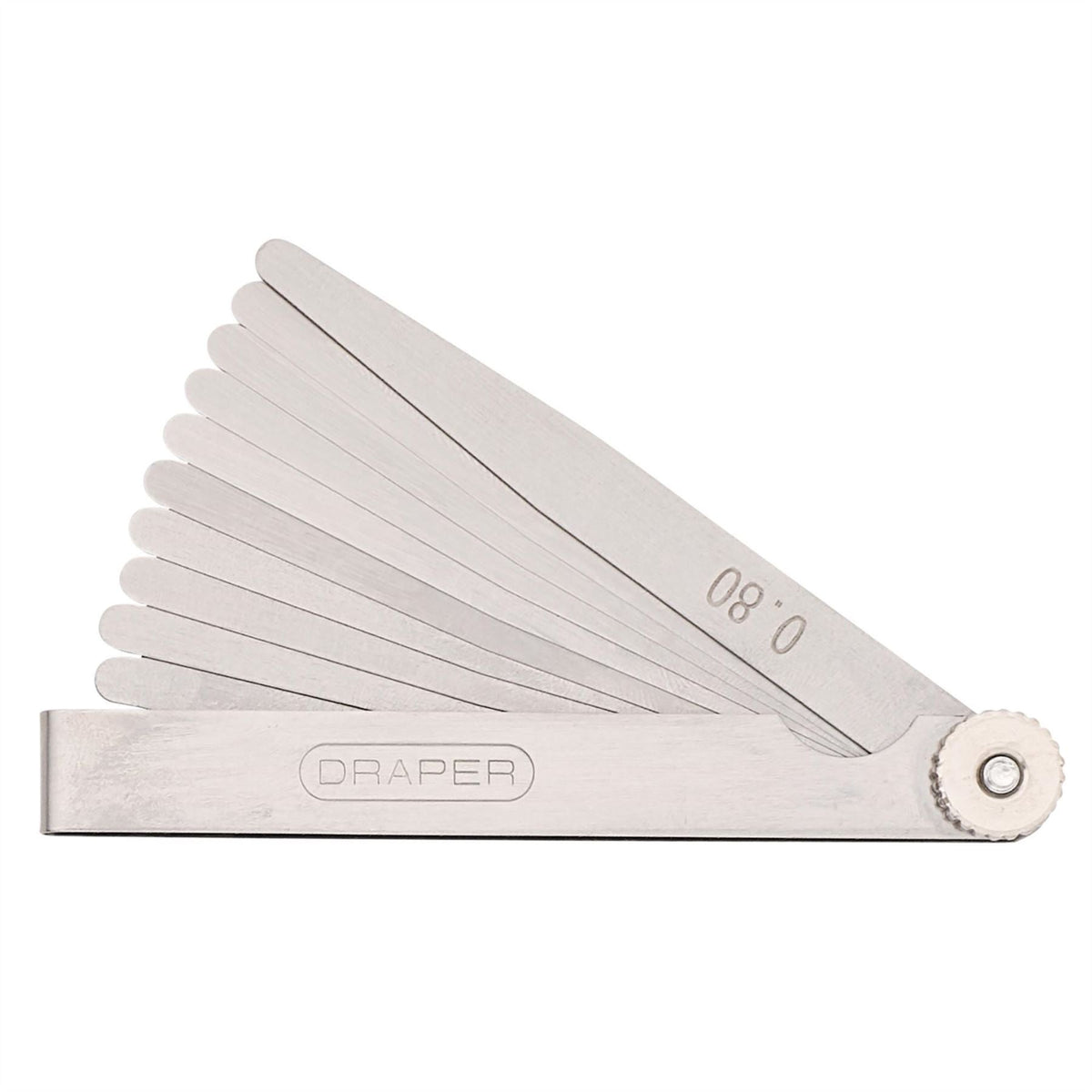 Draper 10 Blade Metric Feeler Gauge Set 36169 White Rose Tools
